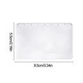 Mini Wallet Magnifier Card – 3X Pocket Magnifying Glass Pocket Magnifier Card SPOT White