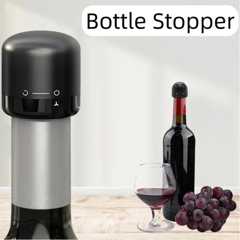 Vacuum Wine Bottle Stopper – Leak-Proof ABS Preserver Wine Bottle Stopper SPOT