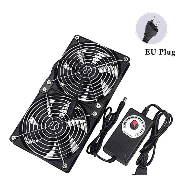 Exhaust Cooling Fan with Switch Cable for PC Server & Router PC Exhaust Cooling Fan SPOT 2 Fan