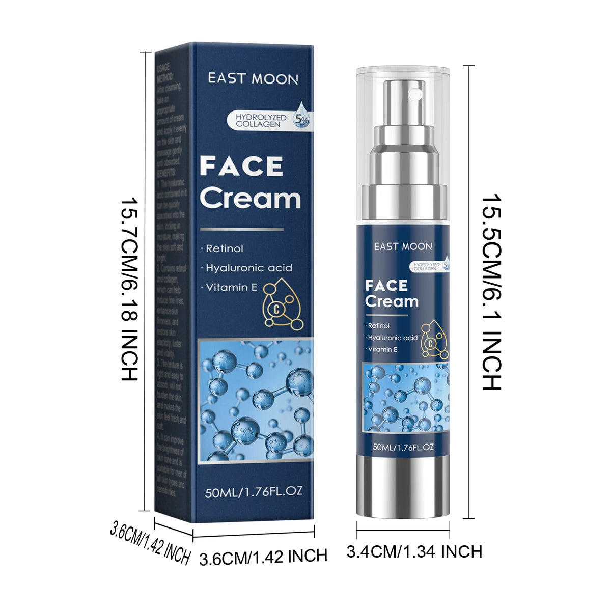 East Moon Retinol Face Cream for Men – Firming & Brightening Men's Face Cream SPOT