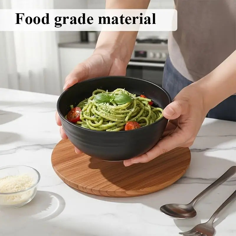 Unbreakable Plastic Bowls – Microwave & Dishwasher Safe 4/6/8-Pack Kitchen Bowl Set SPOT