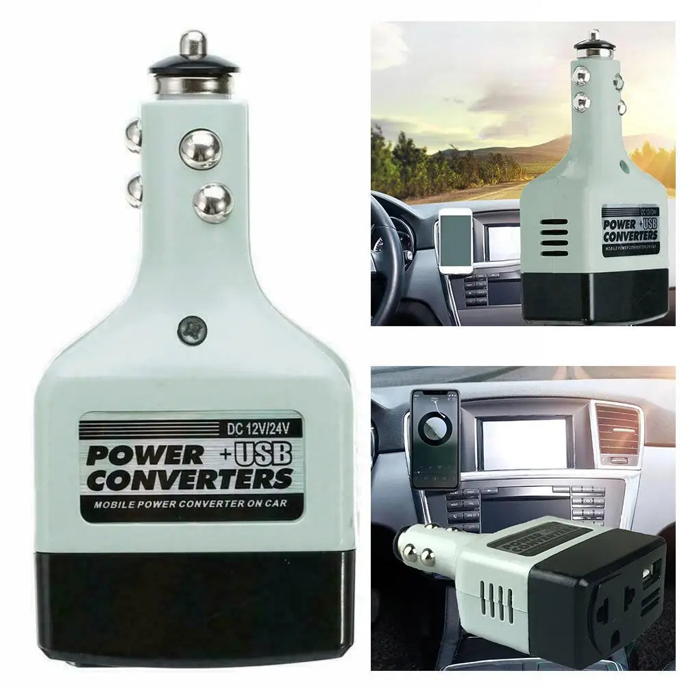 DC 12/24V to AC 220V Car Power Inverter with USB Port Car Power Inverter SPOT