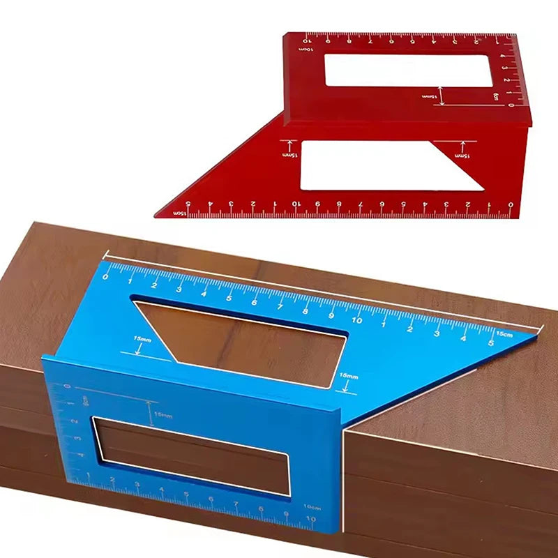 Aluminum Alloy Angle Ruler 45 & 90 Degree Marking Gauge Tool Angle Marking Gauge SPOT
