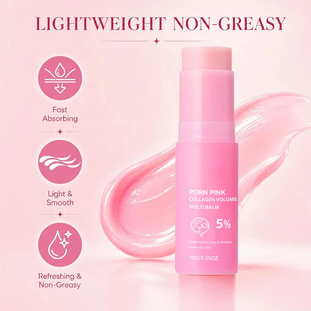 PDRN Pink Collagen Multi Balm Stick – Korean Hydrating Skincare Collagen Balm Stick SPOT
