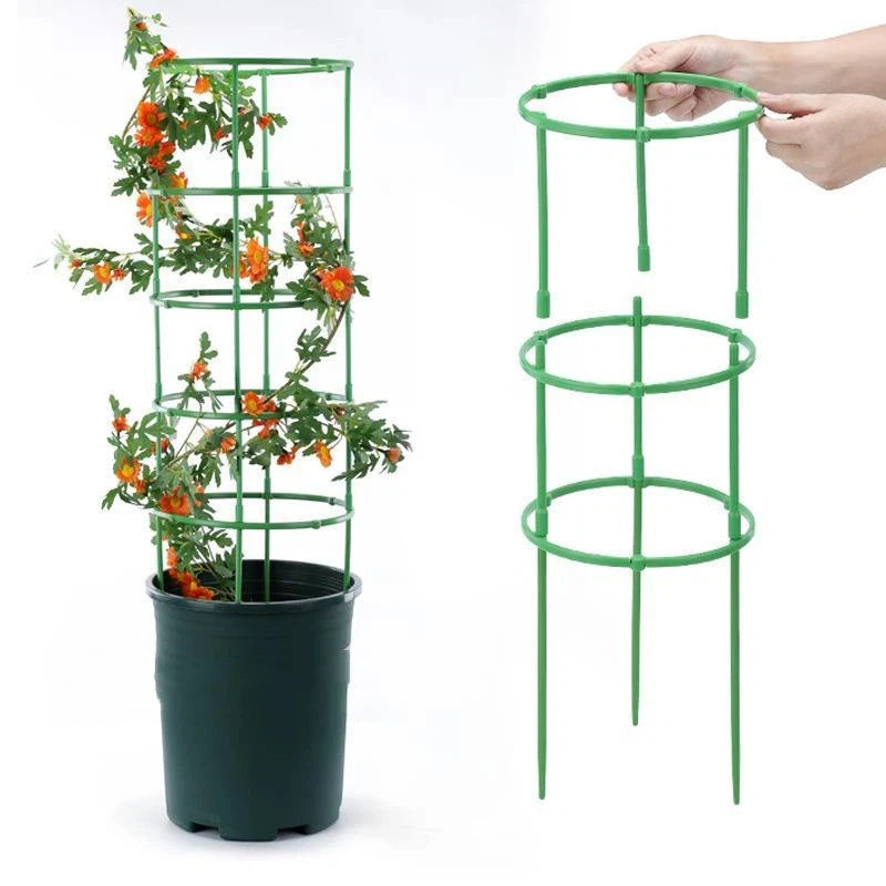 Adjustable Modular Plant Support Cage – Splicable Trellis Plant Support Cage SPOT
