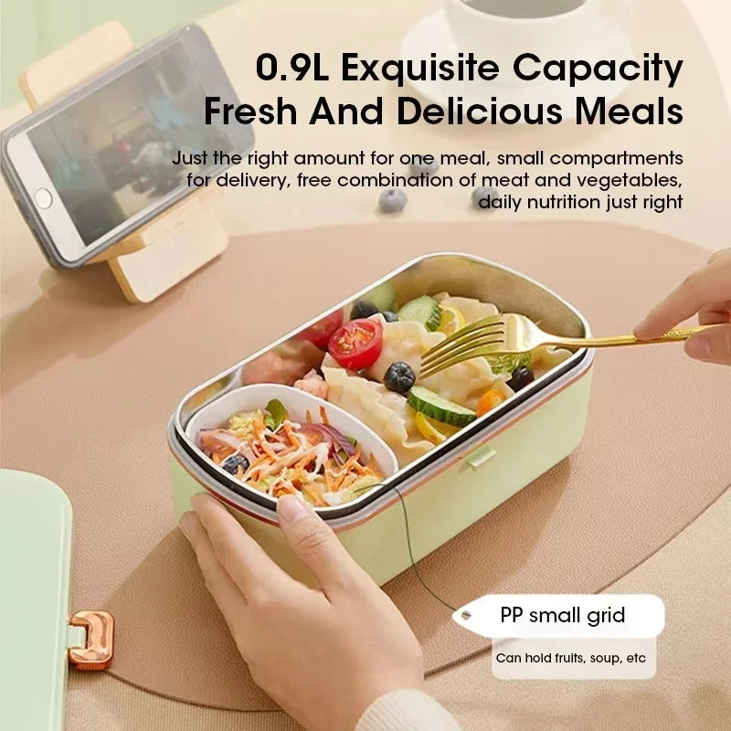 Portable Electric Lunch Box – Waterless Food Heater 900ml Electric Lunch Box SPOT