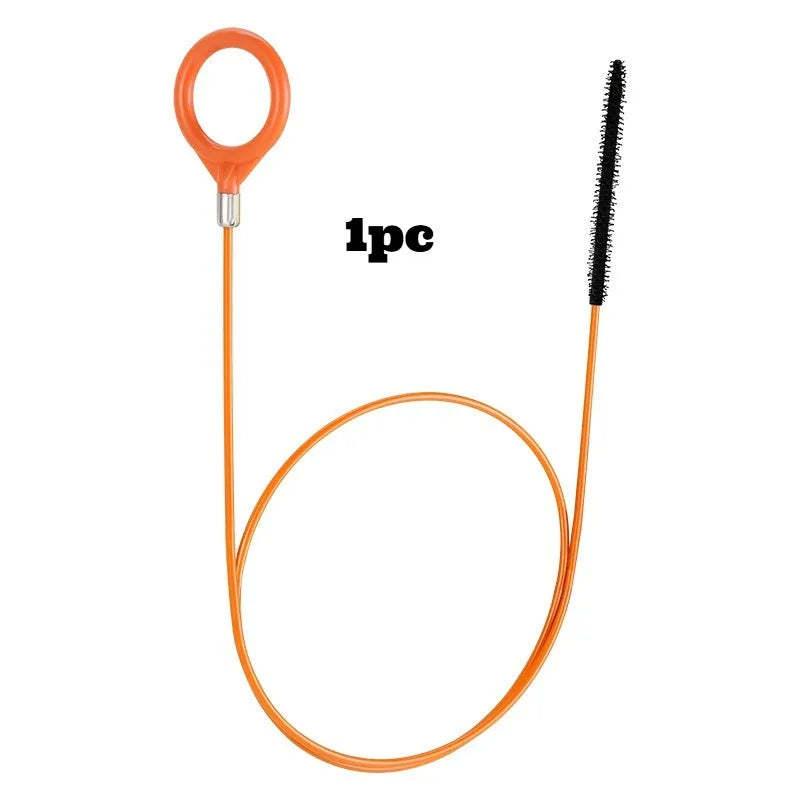 Flexible Drain Snake Hair Clog Remover Tool Set – 1/3/5 Pack Drain Cleaning Tool SPOT 81cm-1pc