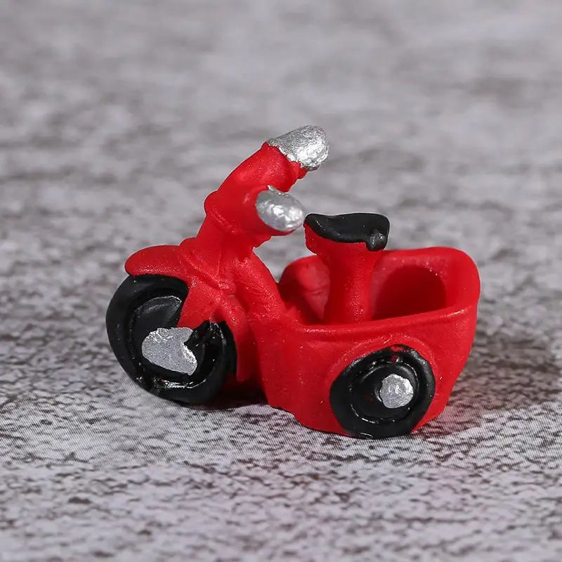 Miniature Motorcycle Ornament – DIY Garden & Craft Decor Miniature Figurine SPOT C