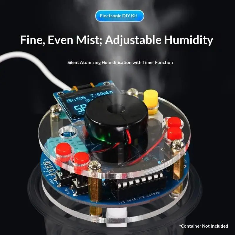 USB Humidifier DIY Kit – OLED Display Temp & Humidity Sensor Electronics DIY Kit SPOT