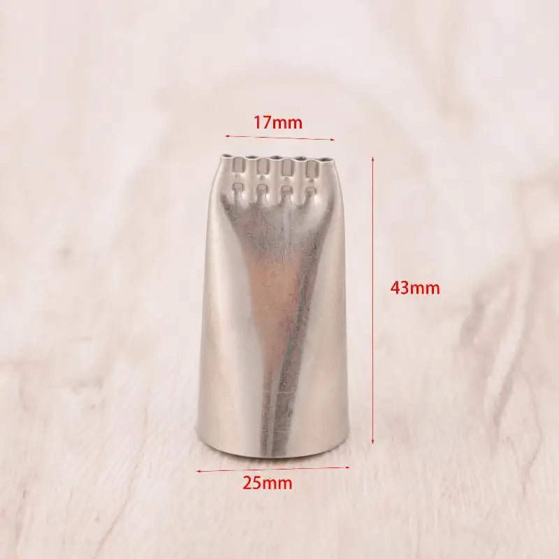 Stainless Steel Icing Piping Tips – Reusable Cake Nozzles Cake Decorating Nozzle SPOT A43