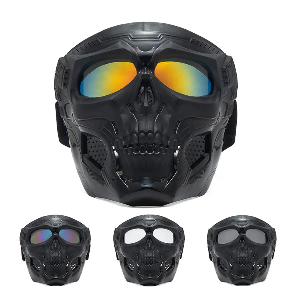 Skull Full Face Mask – Windproof Motorcycle & Cycling Goggle Tactical Face Mask SPOT