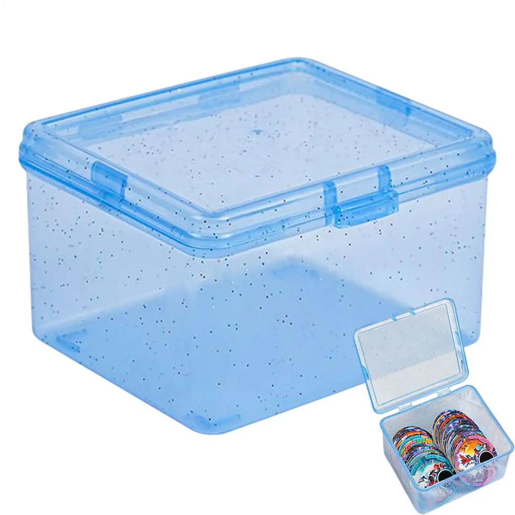 Transparent Plastic Photocard Storage Box – Desk Organizer Card Storage Box SPOT
