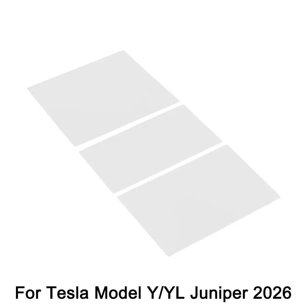 Silicone Console Pad for Tesla Model Y YL Juniper 2026 Car Interior Protector SPOT White
