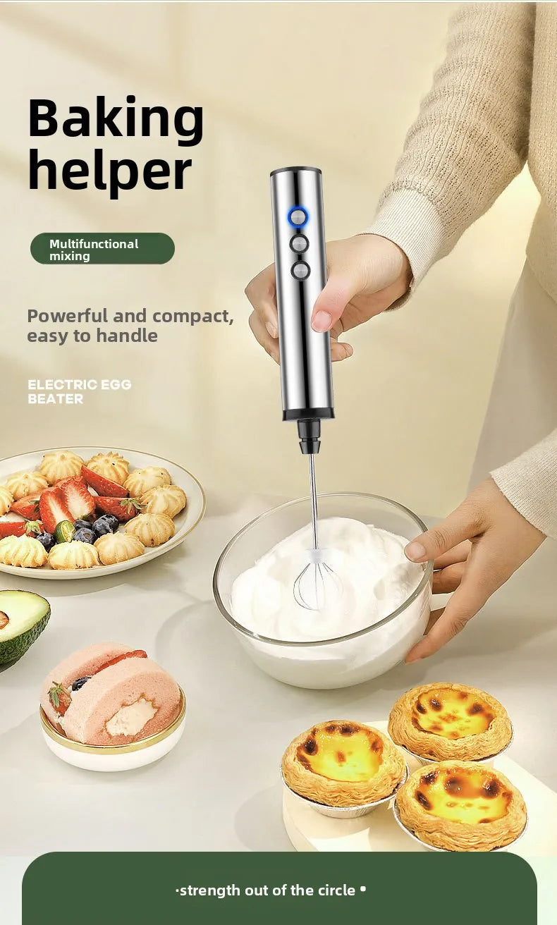 USB Rechargeable Handheld Milk Frother & Electric Whisk Handheld Milk Frother SPOT