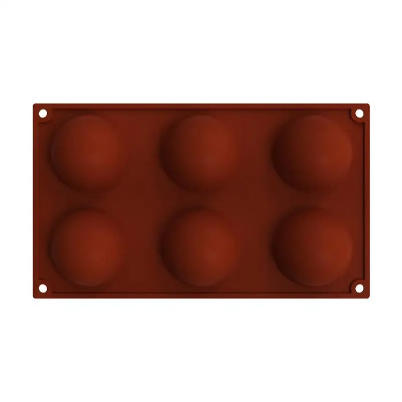 Silicone Half Sphere Baking Mold – 5/6/15/24 Grid Non-Stick Silicone Baking Mold SPOT A2