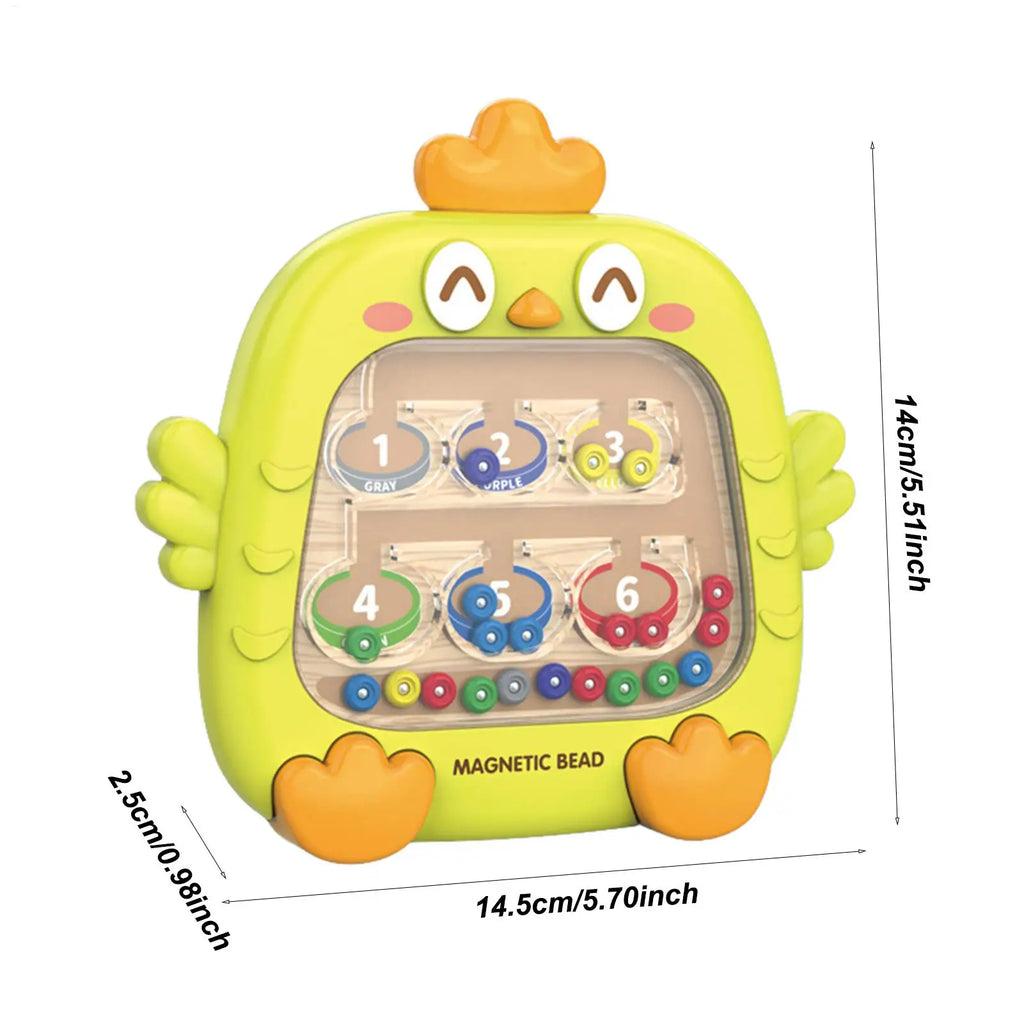Kids Magnetic Color Maze Board – Chicken Montessori Toy Educational Maze Toy SPOT