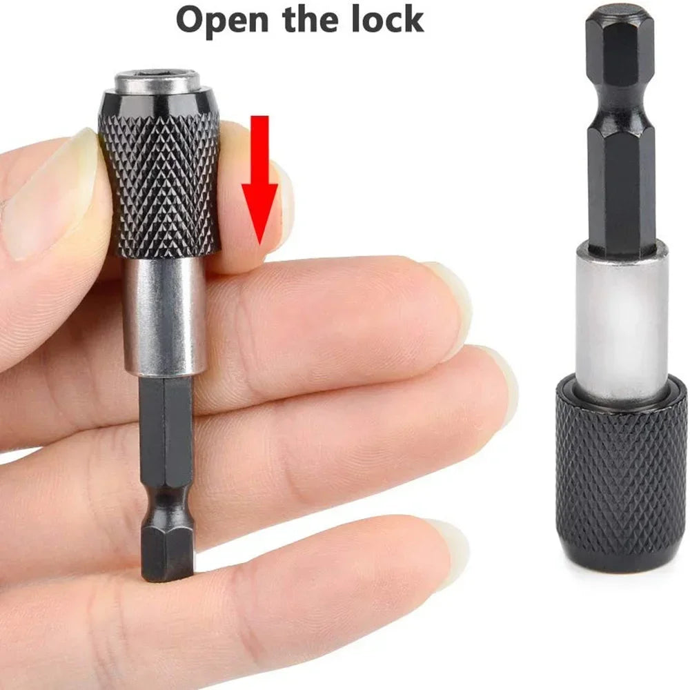 Magnetic Bit Holder Extension Bar Set – 1/4" Hex Shank CR-V Bit Holder Extension SPOT
