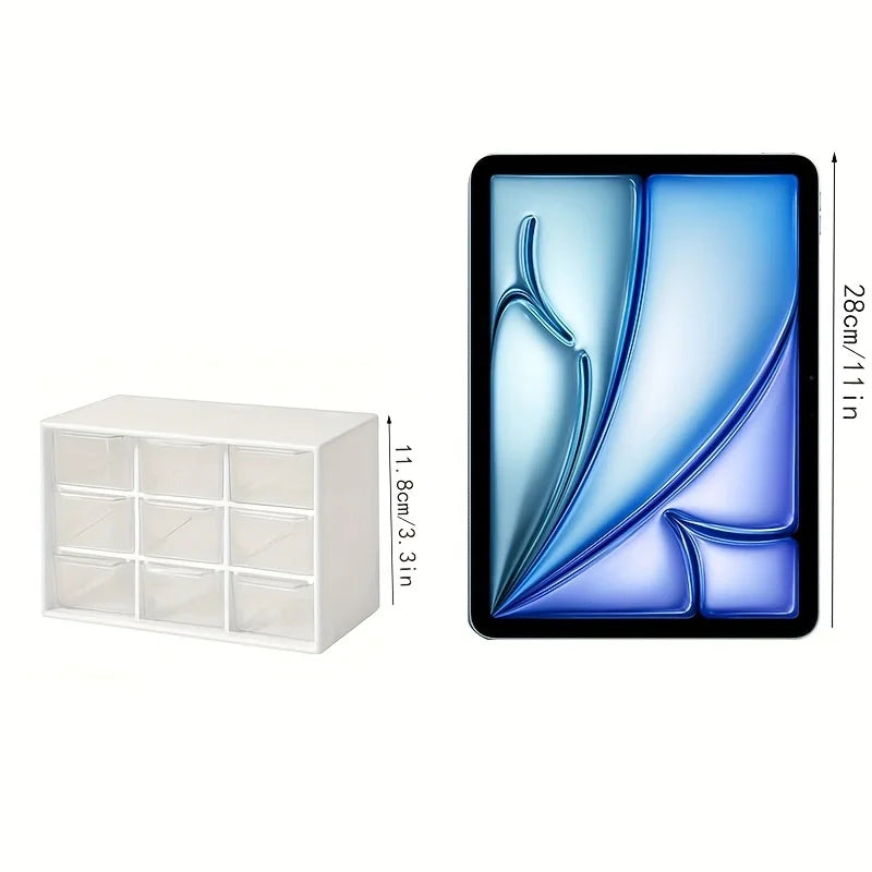 Dustproof Multi-Grid Desktop Drawer Organizer | Storage Box Desktop Drawer Organizer SPOT