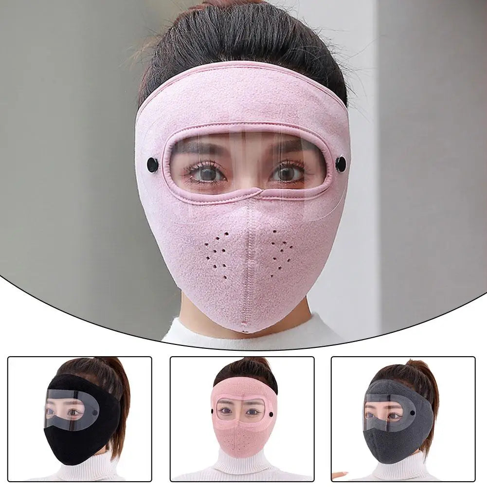 Windproof Full Face Mask with Anti-Fog Goggles | Winter Ski Winter Face Mask SPOT