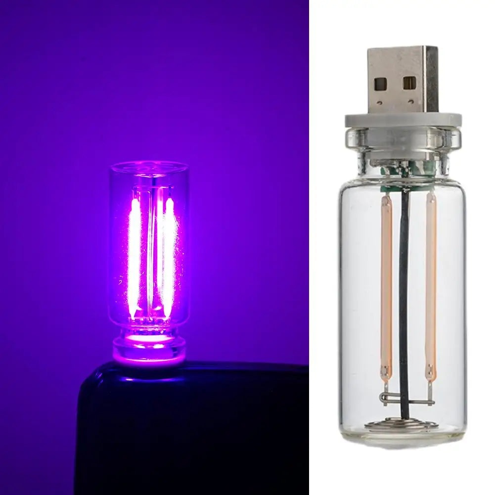 USB LED Filament Night Light – Touch Dimmer Atmosphere Lamp USB Atmosphere Lamp SPOT Purple