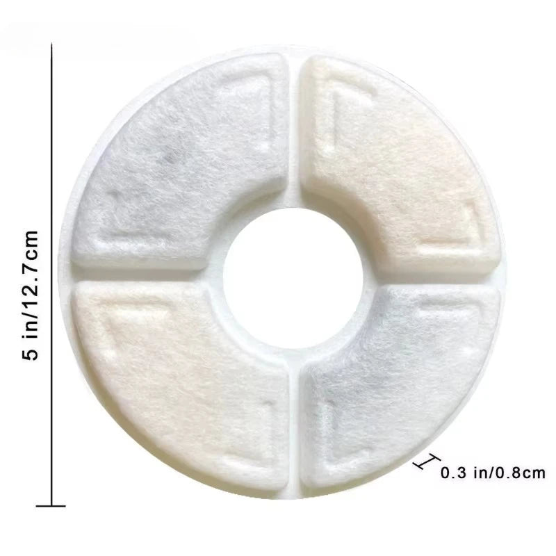 Activated Carbon Pet Fountain Filters – 4/8/12 Pack Replacement Pet Fountain Filter SPOT 8PCS