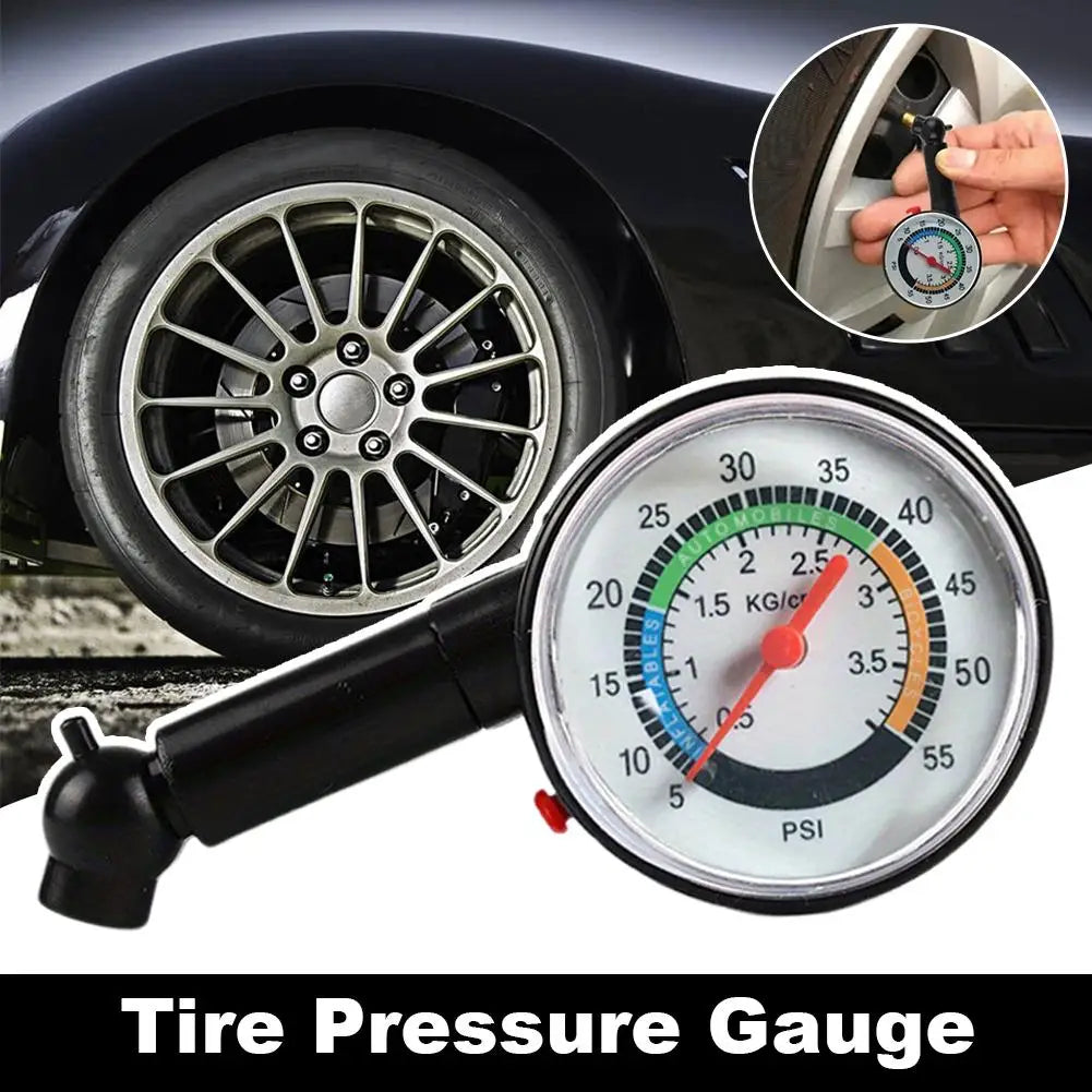 Tire Pressure Gauge – PSI & BAR for Car, Bike & Moto Tire Pressure Gauge SPOT