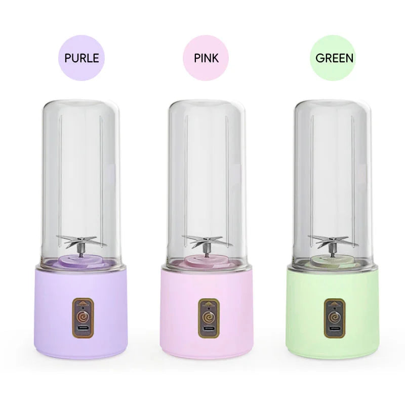 Portable USB Rechargeable Blender – 450ml Smoothie Juicer Cup Portable Blender SPOT Green
