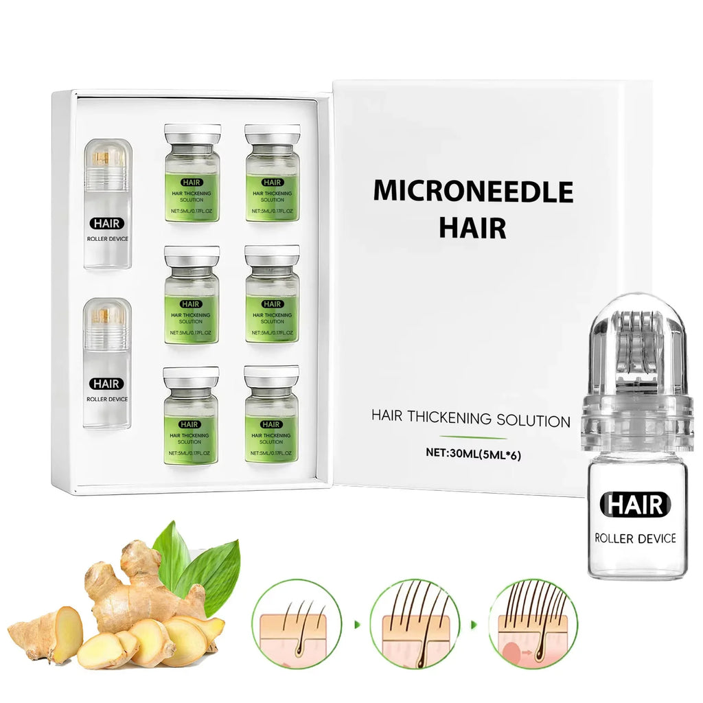 Hoygi Hair Serum Microneedle Roller Set – Scalp Nourishing Kit Hair Serum Roller Set SPOT