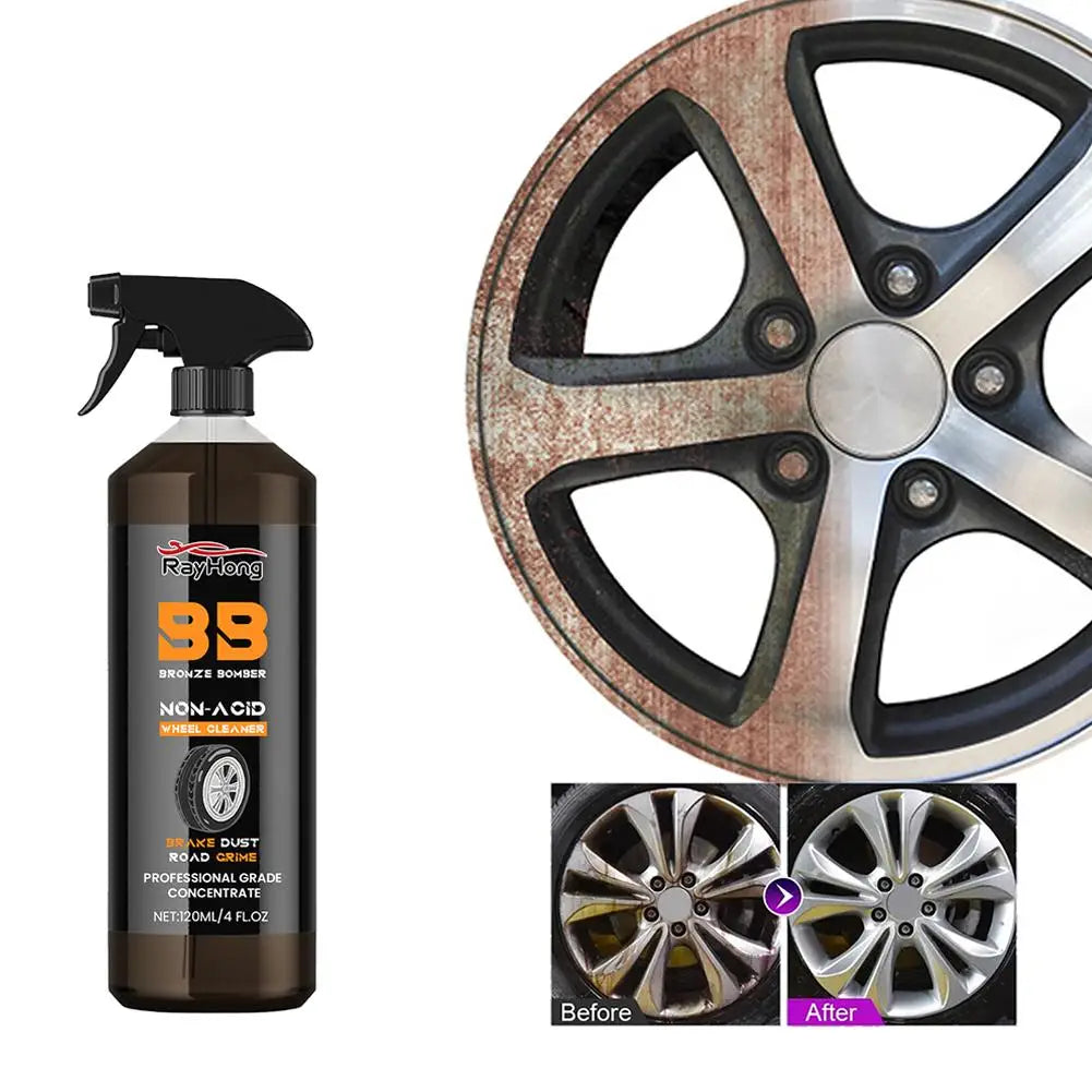 120ml Car Wheel Iron Remover & Rust Cleaner | Car Detailing Wheel Iron Remover SPOT