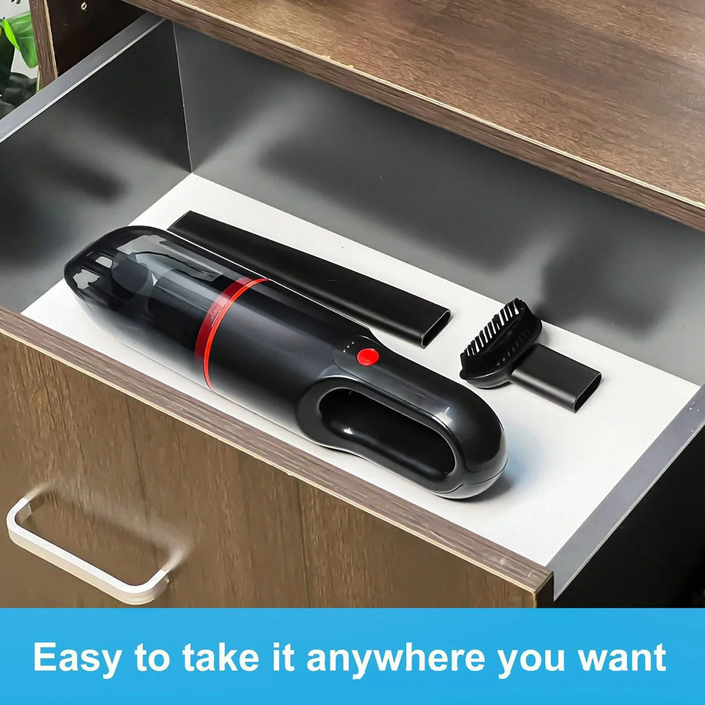 3-in-1 Cordless Mini Vacuum & Air Duster – Car & Keyboard Handheld Vacuum Cleaner SPOT