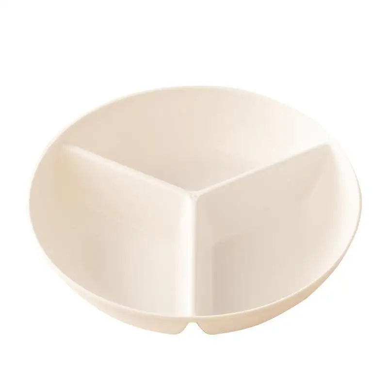 3-Compartment Round Dinner Plate – BPA-Free Kids Plate Divided Dinner Plate SPOT