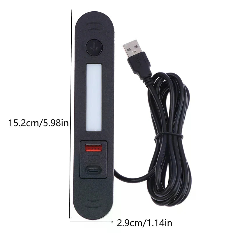 Embedded Night Light Socket with USB & Type-C Charging Ports USB Charging Socket SPOT