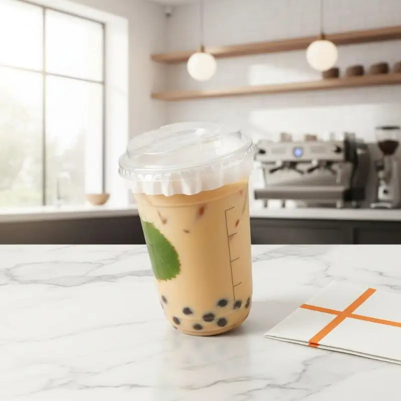 Disposable Leak-Proof Cup Lid Films 100/500 Pack – Multi-Size Cup Lid Films SPOT