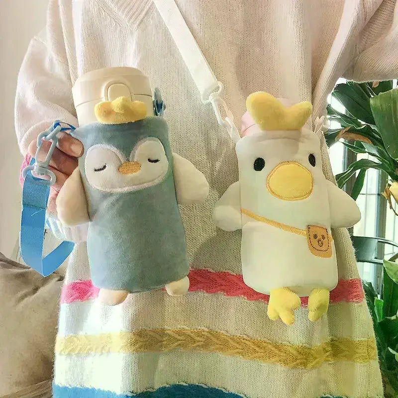 Cartoon Plush Water Bottle Cover – Insulated Cup Sleeve Bag Bottle Sleeve Cover SPOT