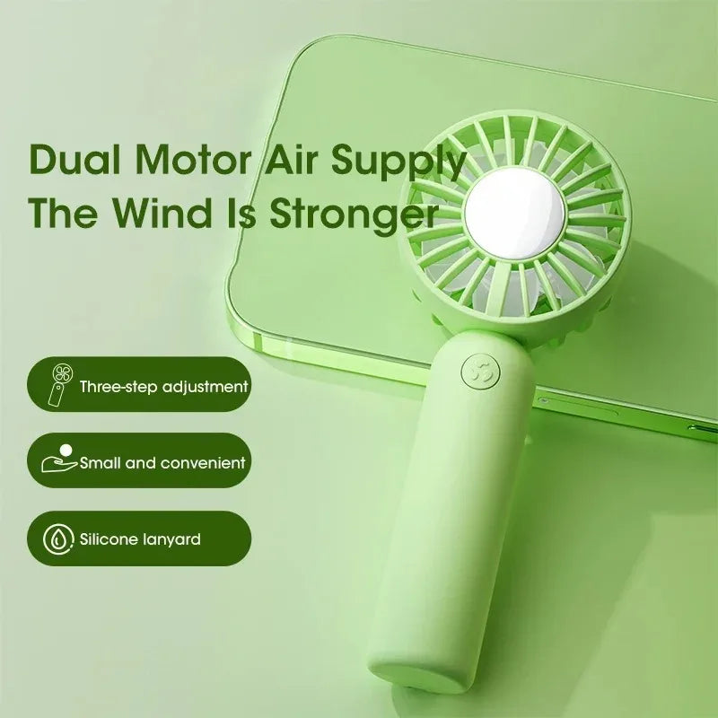 Mini USB Rechargeable Hand Fan – 3 Speed Portable Cooling Fan Handheld Mini Fan SPOT