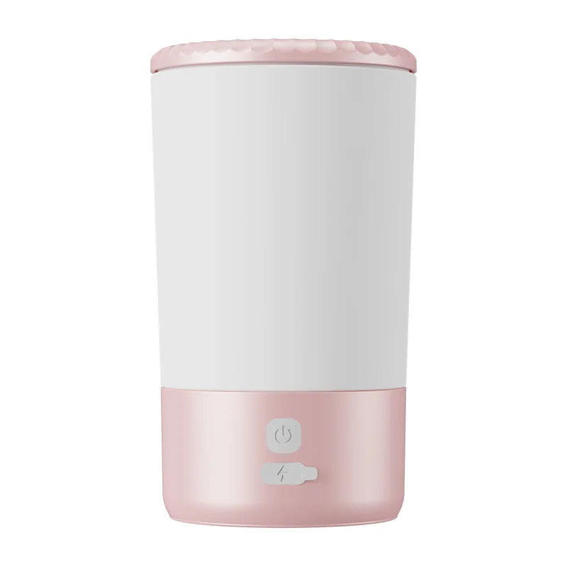 Electric Pet Paw Cleaner – Portable Dog Foot Washer Cup Pet Paw Cleaner SPOT Pink-White