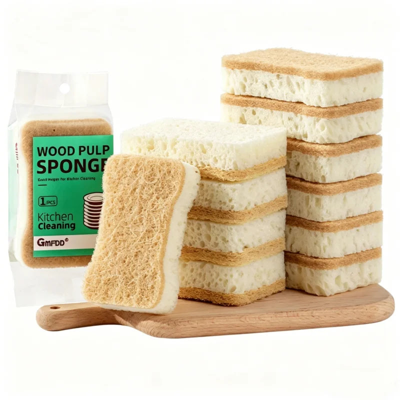 5-Pack Agave Seaweed Sponge – High-Foam Kitchen Scrubber Kitchen Cleaning Sponge SPOT