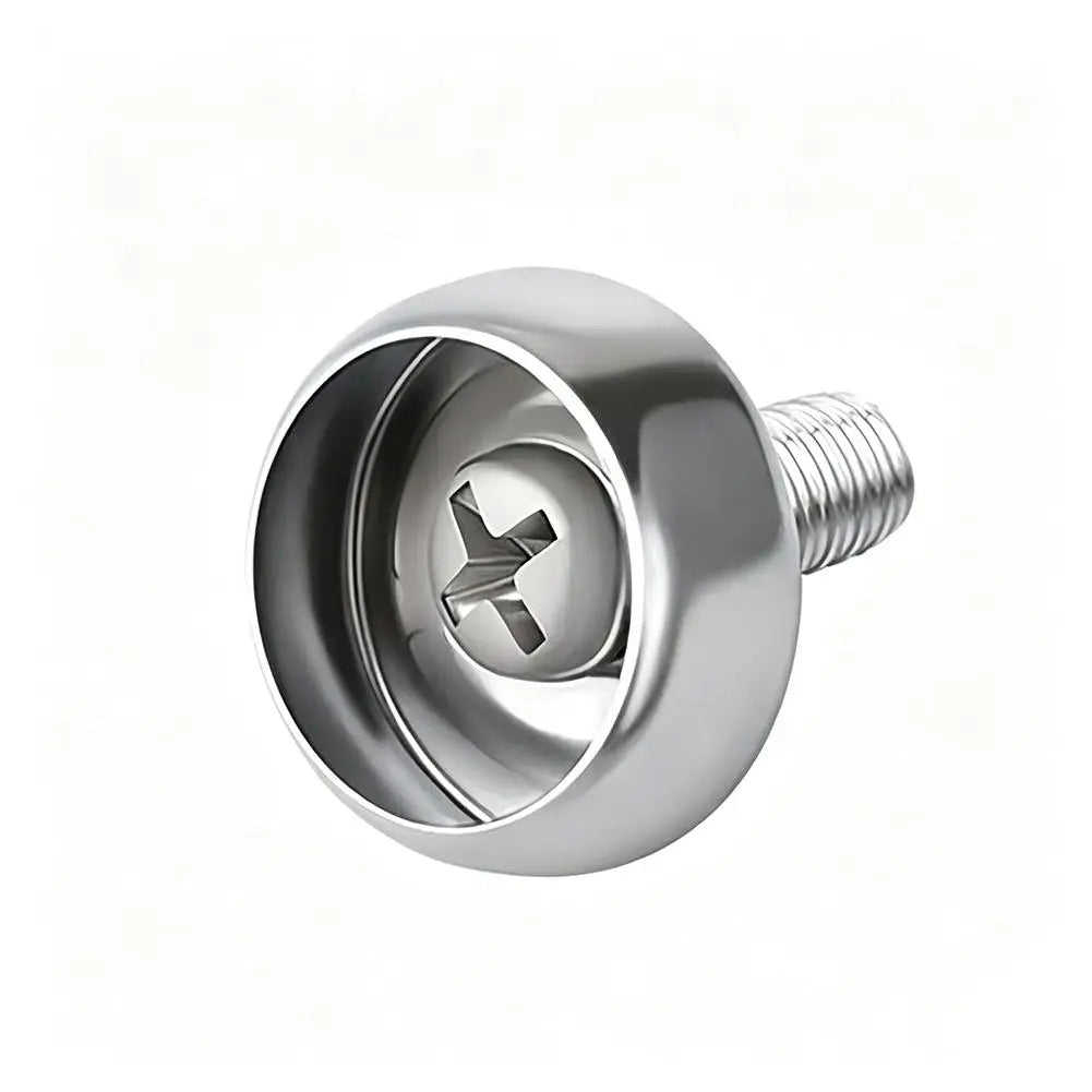 Stainless Steel License Plate Security Screws – 4-Pack License Plate Screws SPOT