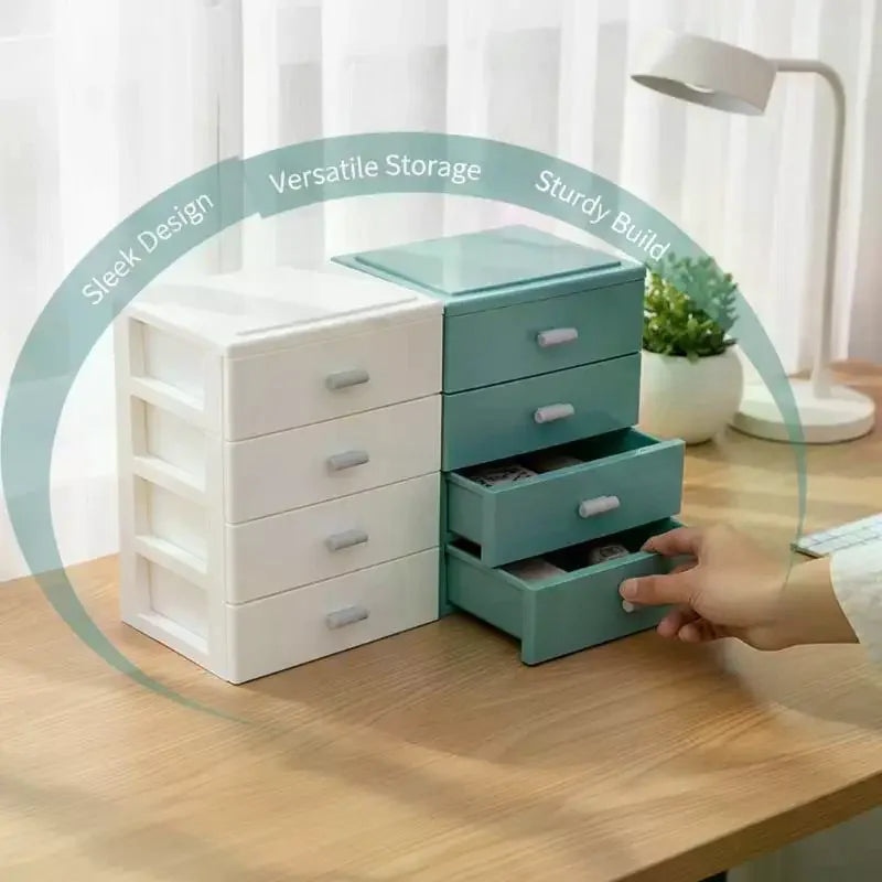 Stackable Plastic Desktop Drawer Organizer – Home & Office Desktop Drawer Organizer SPOT