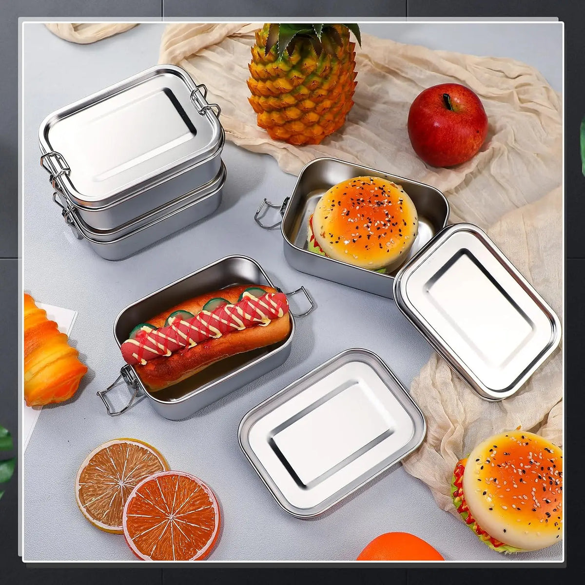 Stainless Steel Food Storage Containers with Lids | Meal Prep Food Storage Container SPOT