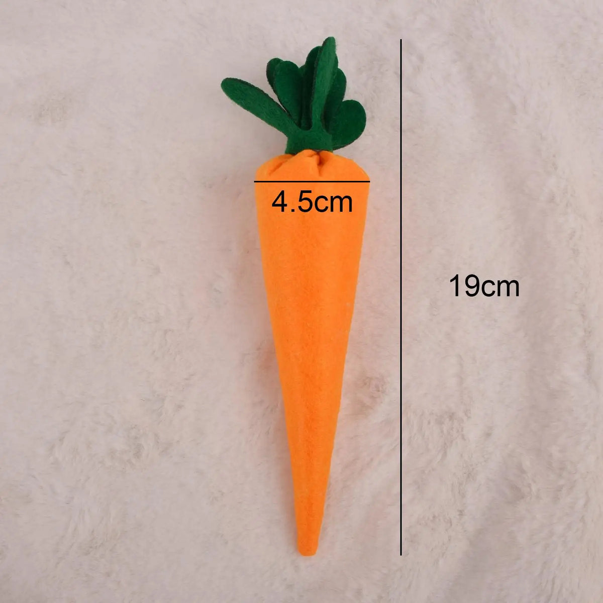 3-Pack Cloth Easter Carrot Ornaments – Hanging Decor for Kids Easter Ornaments SPOT Orange