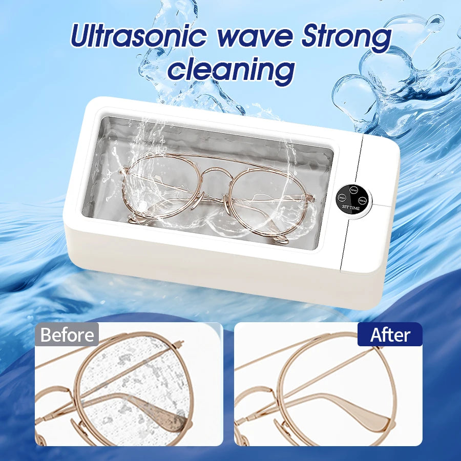 50KHz Ultrasonic Cleaner 350ml – Jewelry, Glasses & Watch Ultrasonic Cleaner SPOT