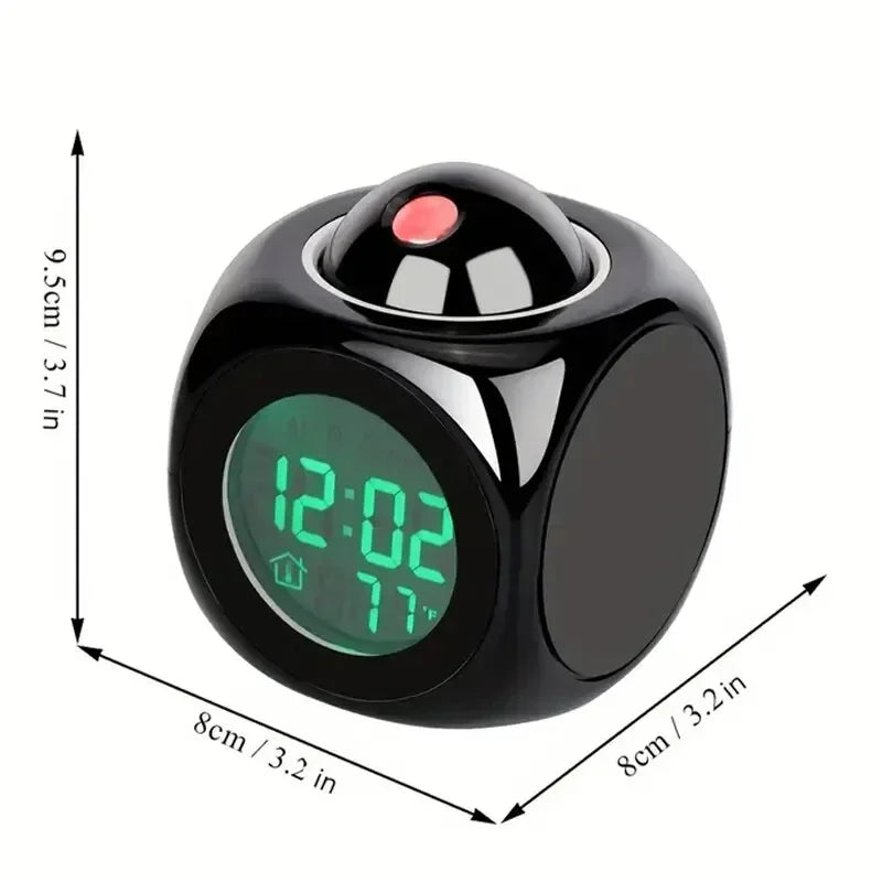 Projection Alarm Clock – Ceiling Display, Voice & Temperature Projection Alarm Clock SPOT