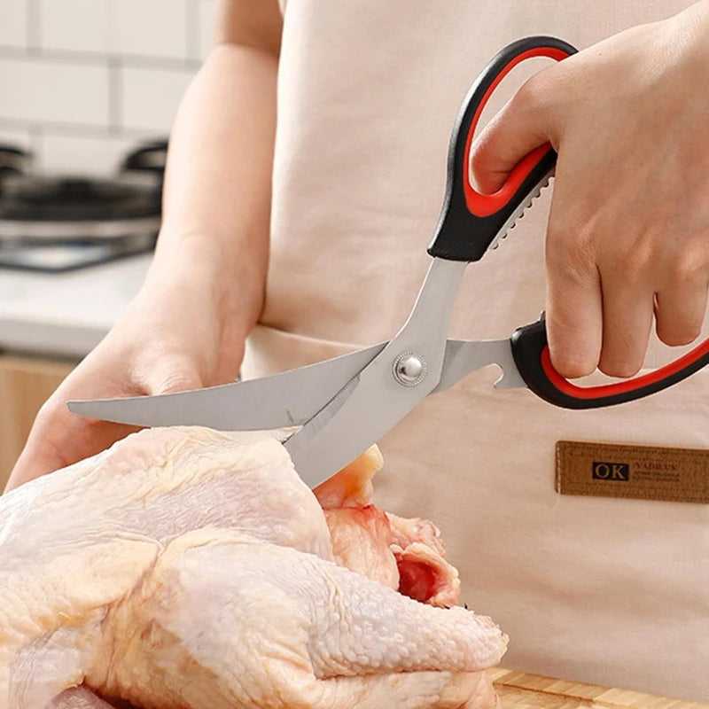 WOOJACK Heavy Duty Kitchen Shears – Stainless Steel Food Scissors Kitchen Shears SPOT