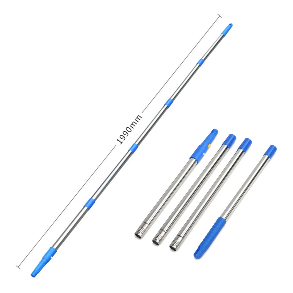 Stainless Steel Window Cleaning Extension Pole – 4-Section Window Cleaning Pole SPOT