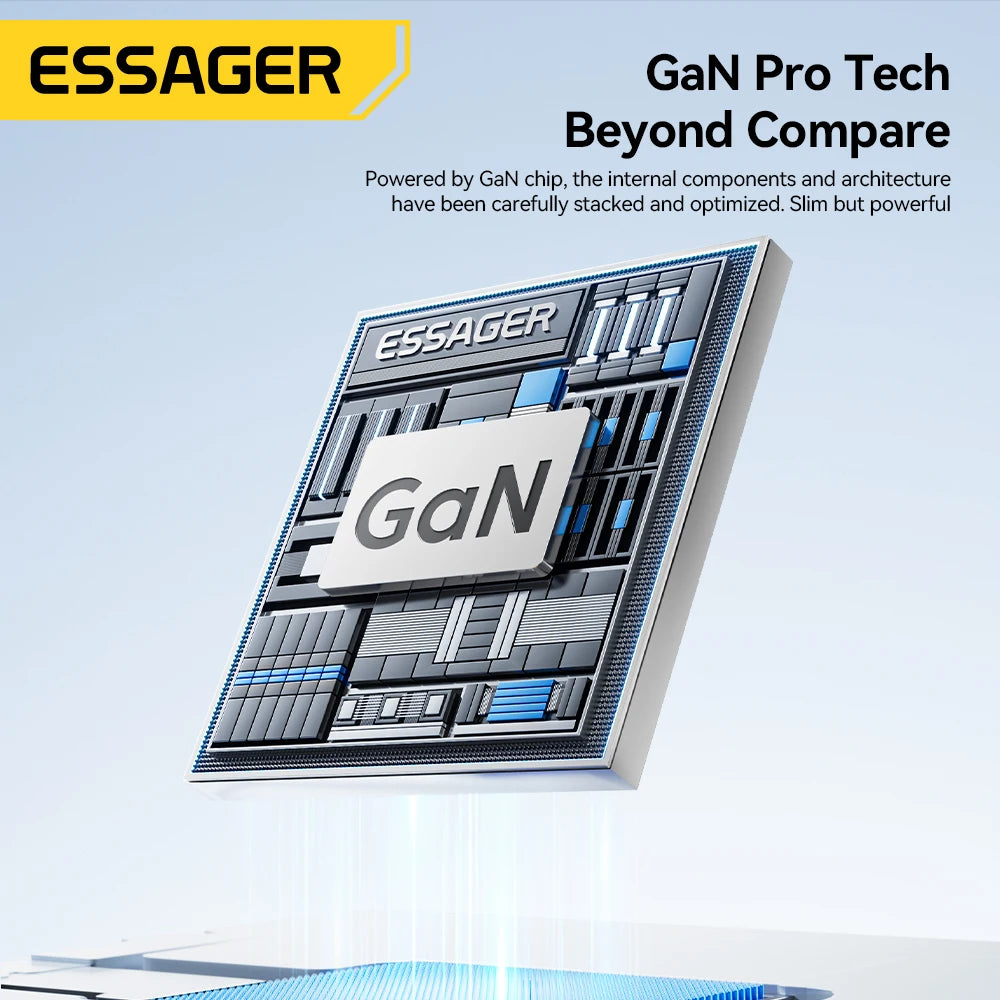 Essager 85W GaN 6-Port USB-C Desktop Fast Charging Station Desktop GaN Charger SPOT