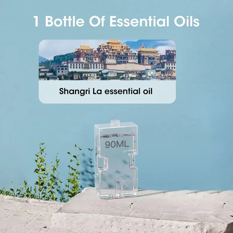Wireless Aromatherapy Diffuser with Night Light | Essential Oil Aromatherapy Diffuser SPOT 90ml Shangri-La Oil