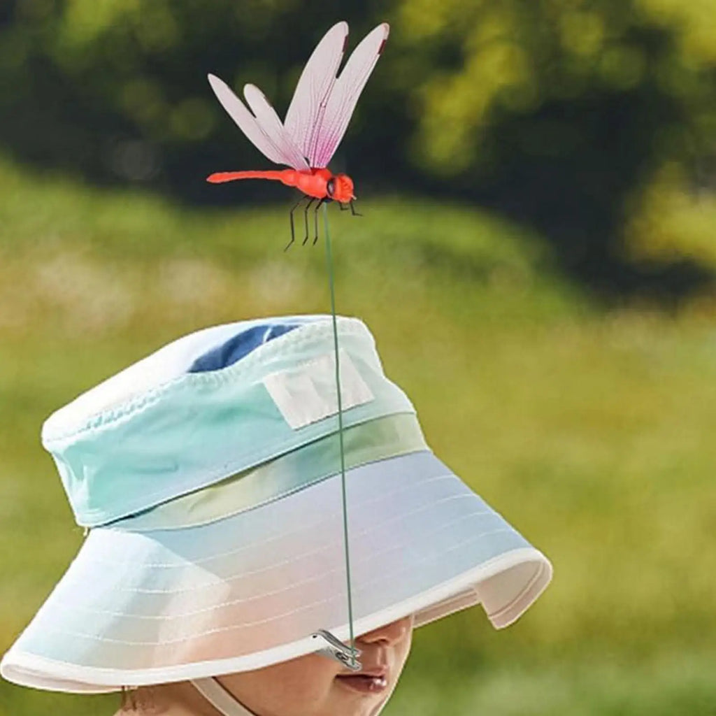 12-Pack 3D Dragonfly Clips – Garden & Hat Decorations Garden Decorative Clips SPOT