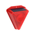Solar Alarm Light 6 LED IP65 Outdoor Siren & Animal Deterrent Solar Security Alarm SPOT Red