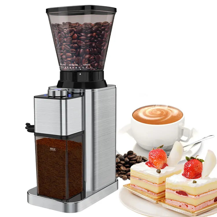 Auto Conical Burr Coffee Grinder 250g LED Display 150W Burr Coffee Grinder SPOT